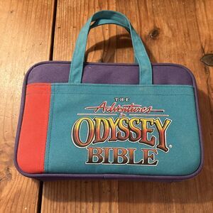 Vintage The Adventures in Odyssey Kids Bible Cover w/ Bible